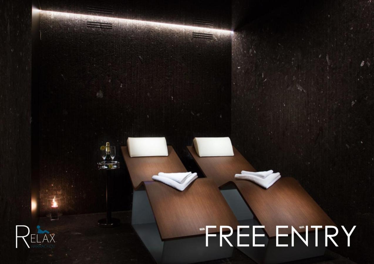 Relax Harrachov Apartments - Free Wellness Grotta Spa Ngoại thất bức ảnh